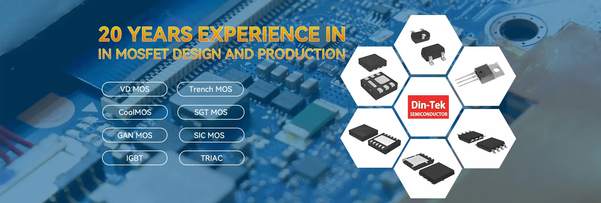 Din-Tek semiconductor MOSFET